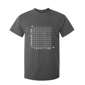 Funny 67 Math Coordinates Christmas T Shirt For Kid Dabbing Santa Teacher Student Six Seven Meme TS11 Dark Heather Print Your Wear