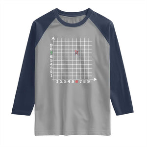 Funny 67 Math Coordinates Christmas Raglan Shirt Dabbing Santa Teacher Student Six Seven Meme TS11 Sport Gray Navy Print Your Wear