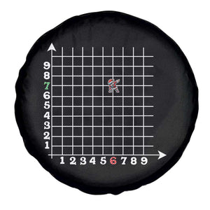 Funny 67 Math Coordinates Christmas Spare Tire Cover Dabbing Santa Teacher Student Six Seven Meme TS11 Print Your Wear