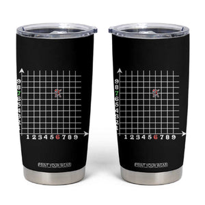 Funny 67 Math Coordinates Christmas Tumbler Cup Dabbing Santa Teacher Student Six Seven Meme TS11 Black Print Your Wear