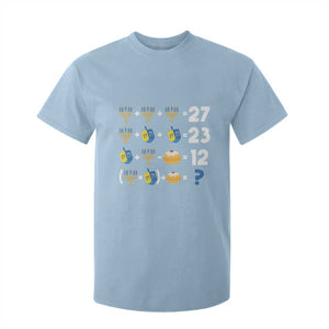 Funny Hanukkah 67 Math T Shirt For Kid Teacher Chanukah Six Seven Meme TS11 Light Blue Print Your Wear