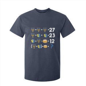 Funny Hanukkah 67 Math T Shirt For Kid Teacher Chanukah Six Seven Meme TS11 Navy Print Your Wear