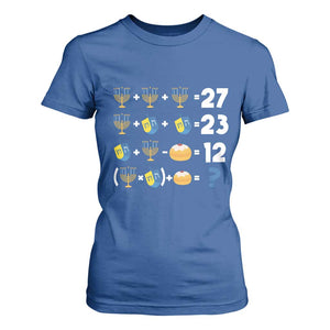 Funny Hanukkah 67 Math T Shirt For Women Teacher Chanukah Six Seven Meme TS11 Royal Blue Print Your Wear
