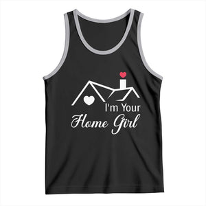 Funny Realtor Tank Top I Am Your Home Girl Real Estate Agent TS11 Black Athletic Heather Print Your Wear
