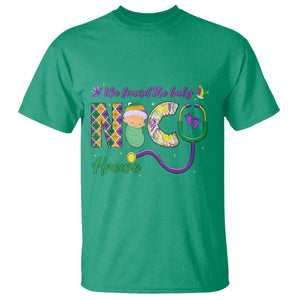 Funny NICU Mardi Gras T Shirt We Found The Baby NICU Krewe King Cake TS11 Irish Green Print Your Wear