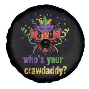 Funny Who's Your Crawdaddy Spare Tire Cover Crawfish Beads Mardi Gras TS11 Print Your Wear