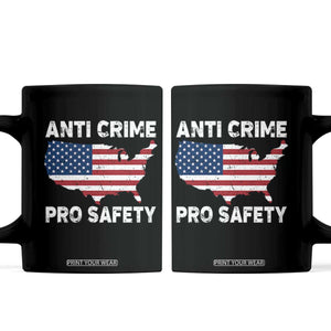 Anti Crime Pro Safety Coffee Mug Mayor Resistance Protest Jacob Political TS11 Black Print Your Wear
