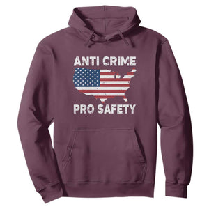 Anti Crime Pro Safety Hoodie Mayor Resistance Protest Jacob Political TS11 Maroon Print Your Wear
