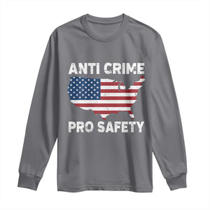 Anti Crime Pro Safety Long Sleeve Shirt Mayor Resistance Protest Jacob Political TS11 Charcoal Print Your Wear