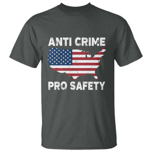 Anti Crime Pro Safety T Shirt Mayor Resistance Protest Jacob Political TS11 Dark Heather Print Your Wear