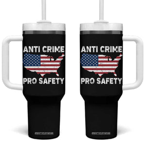 Anti Crime Pro Safety Tumbler With Handle Mayor Resistance Protest Jacob Political TS11 One Size: 40 oz Black Print Your Wear