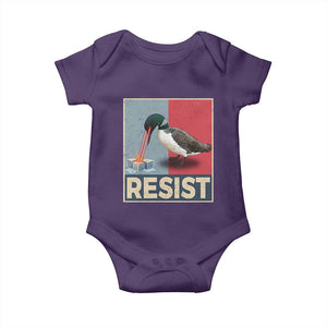 Minnesota Loon Resist Baby Onesie Loon Bird Laser Ice Cube Poster Graphic TS11 Purple Print Your Wear
