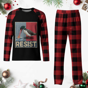 Minnesota Loon Resist Plaid Pajama Set Loon Bird Laser Ice Cube Poster Graphic TS11 Buffalo Plaid Print Your Wear