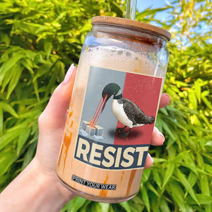 Minnesota Loon Resist Glass Can Loon Bird Laser Ice Cube Poster Graphic TS11 Black Print Your Wear
