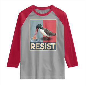 Minnesota Loon Resist Raglan Shirt Loon Bird Laser Ice Cube Poster Graphic TS11 Sport Gray Red Print Your Wear