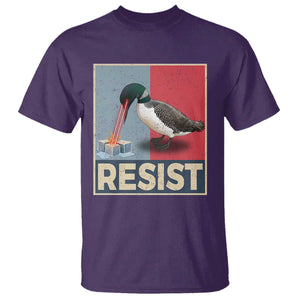 Minnesota Loon Resist T Shirt - Loon Bird Laser Ice Cube Poster Graphic Protest Tee TS11 Purple Print Your Wear