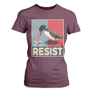 Minnesota Loon Resist T Shirt For Women Loon Bird Laser Ice Cube Poster Graphic TS11 Maroon Print Your Wear