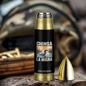 Chinga La Migra Bullet Tumbler Minnesota Loon Laser Ice Cube Political Protest TS11 Print Your Wear