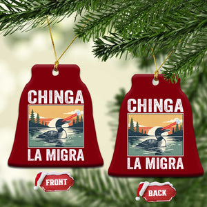 Chinga La Migra Ceramic Ornament Minnesota Loon Laser Ice Cube Political Protest TS11 Print Your Wear