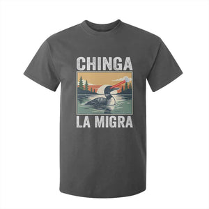 Chinga La Migra T Shirt For Kid Minnesota Loon Laser Ice Cube Political Protest TS11 Dark Heather Print Your Wear