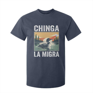 Chinga La Migra T Shirt For Kid Minnesota Loon Laser Ice Cube Political Protest TS11 Navy Print Your Wear