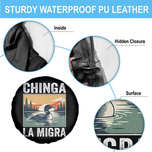 Chinga La Migra Spare Tire Cover Minnesota Loon Laser Ice Cube Political Protest TS11 Print Your Wear