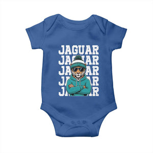 Jaguar Lover Baby Onesie JJF Football Fan Game Day TS11 Royal Blue Print Your Wear