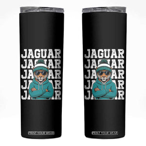 Jaguar Lover Skinny Tumbler JJF Football Fan Game Day TS11 Black Print Your Wear