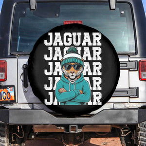 Jaguar Lover Spare Tire Cover JJF Football Fan Game Day TS11 No hole Black Print Your Wear
