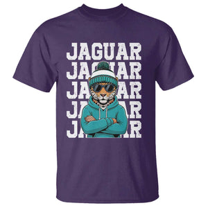 Jaguar Lover T Shirt JJF Football Fan Game Day TS11 Purple Print Your Wear