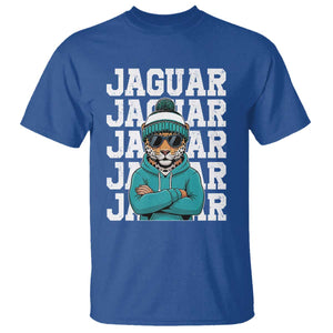 Jaguar Lover T Shirt JJF Football Fan Game Day TS11 Royal Blue Print Your Wear