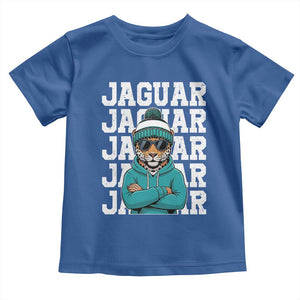 Jaguar Lover Toddler T Shirt JJF Football Fan Game Day TS11 Royal Blue Print Your Wear