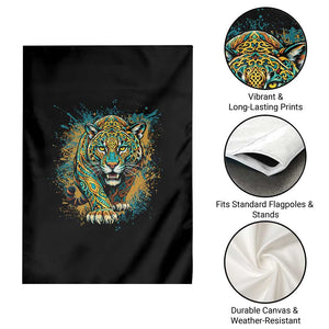 Mandala Spiritual Jaguar Zen Art Garden Flag TS11 Print Your Wear