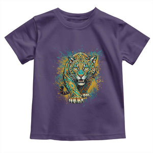 Mandala Spiritual Jaguar Zen Art Toddler T Shirt TS11 Purple Print Your Wear