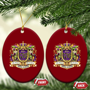 The Original Mardi Gras Mobile Alabama Since 1703 Ceramic Ornament Funny Carnival TS11 Print Your Wear