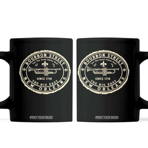New Orleans Bourbon Street The Big Easy Coffee Mug Let The Good Times Roll TS11 Black Print Your Wear