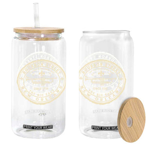 New Orleans Bourbon Street The Big Easy Glass Can Let The Good Times Roll TS11 Print Your Wear