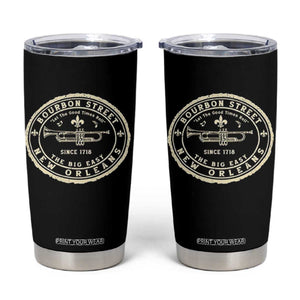 New Orleans Bourbon Street The Big Easy Tumbler Cup Let The Good Times Roll TS11 Black Print Your Wear