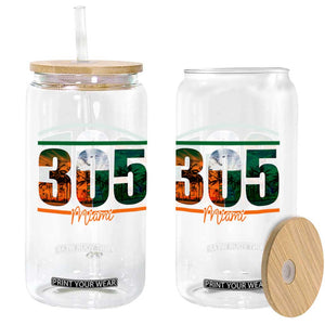 305 Miami Glass Can Area Code Florida FL Vintage Palm Trees TS11 Print Your Wear