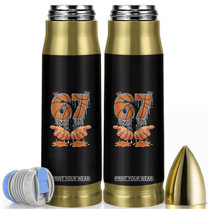 Basketball 67 Six Seven Funny Gen Alpha Meme Drip Bullet Tumbler TS11 Black Print Your Wear