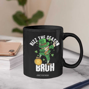 Funny St Patrick's Day Rizz The Season Bruh Coffee Mug Leprechaun Shamrock TS11 Print Your Wear