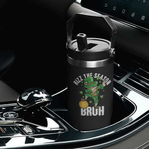 Funny St Patrick's Day Rizz The Season Bruh Flip Straw Tumbler Leprechaun Shamrock TS11 Print Your Wear