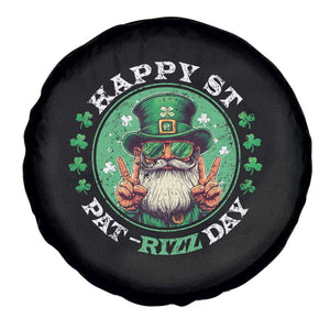 Happy St Pat Rizz Day Spare Tire Cover Leprechaun St Patrick's Day Shamrock TS11 Print Your Wear