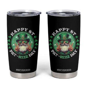 Happy St Pat Rizz Day Tumbler Cup Leprechaun St Patrick's Day Shamrock TS11 Black Print Your Wear