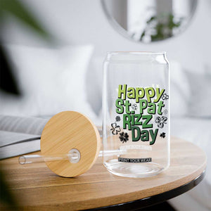 Funny Skibidi St Patrick's Day Glass Can Happy St Pat Rizz Day Shamrock TS11 Print Your Wear