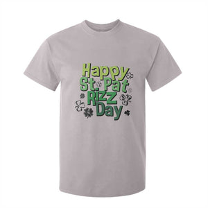 Funny Skibidi St Patrick's Day T Shirt For Kid Happy St Pat Rizz Day Shamrock TS11 Ice Gray Print Your Wear