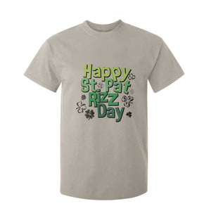 Funny Skibidi St Patrick's Day T Shirt For Kid Happy St Pat Rizz Day Shamrock TS11 Sand Print Your Wear