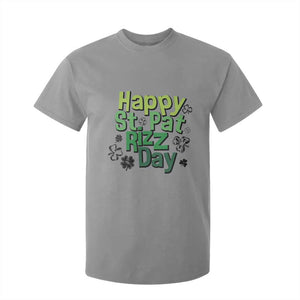 Funny Skibidi St Patrick's Day T Shirt For Kid Happy St Pat Rizz Day Shamrock TS11 Sport Gray Print Your Wear