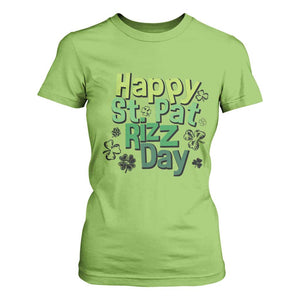 Funny Skibidi St Patrick's Day T Shirt For Women Happy St Pat Rizz Day Shamrock TS11 Lime Print Your Wear