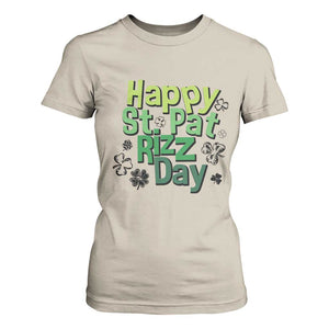 Funny Skibidi St Patrick's Day T Shirt For Women Happy St Pat Rizz Day Shamrock TS11 Sand Print Your Wear